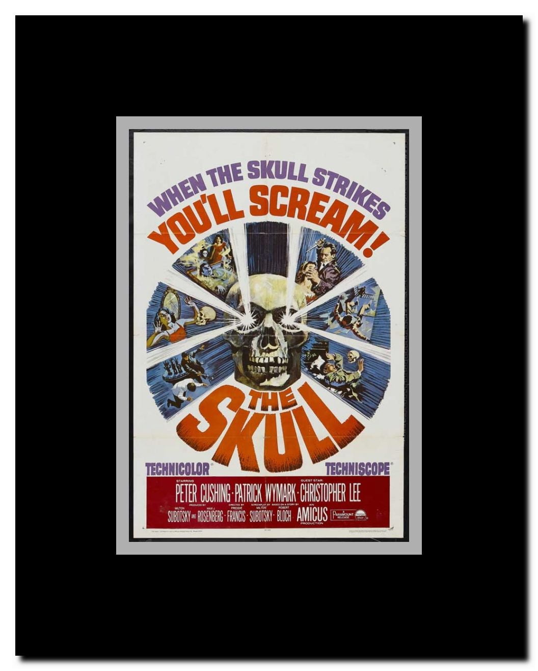 Skull The Framed Movie Poster