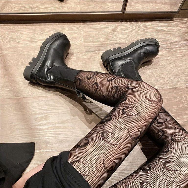 Skull Tights Stockings Sexy Hollow Mesh Calcetines Fish Net