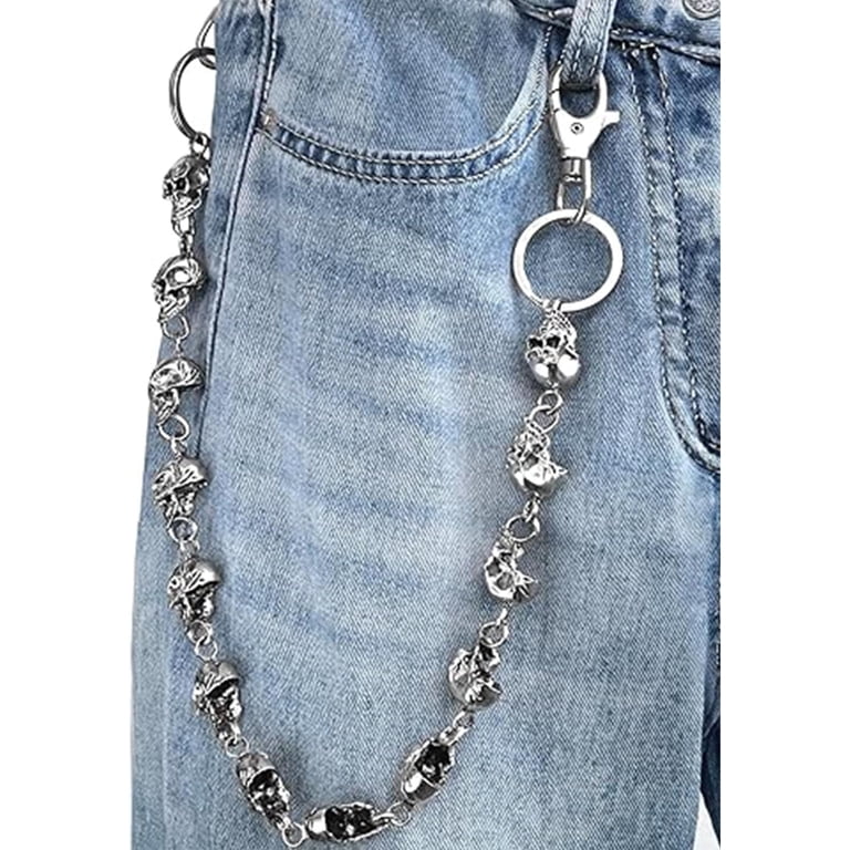 Skull Wallet Chain - Biker Jean Pocket Chain - Unisex Pant Trouser