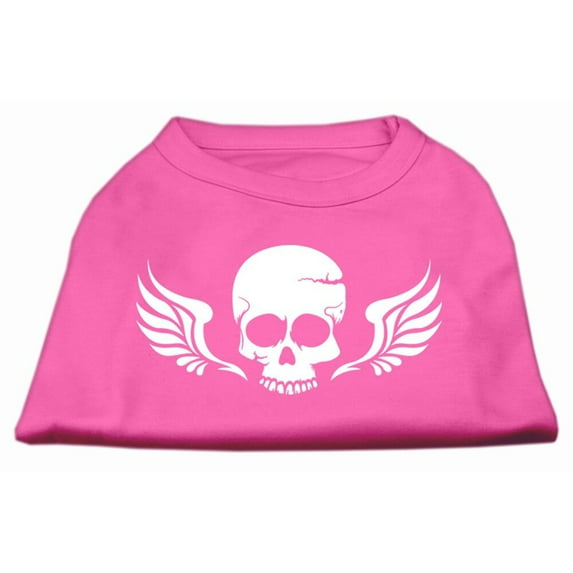 Pet Dog Cat Shirt Screen Printed, "Skull Wings"