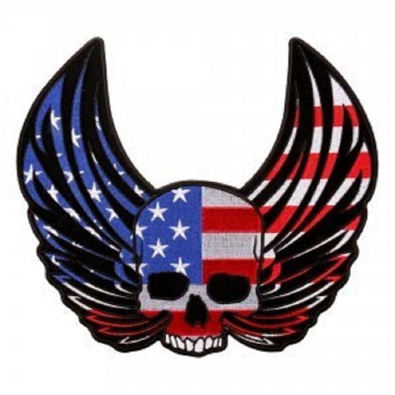 "God Is Good" 4 Inch Patriotic Embroidered Iron On Patch - Faith & Country Design
