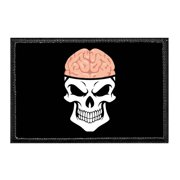 Skull With Brains - Removable Patch
