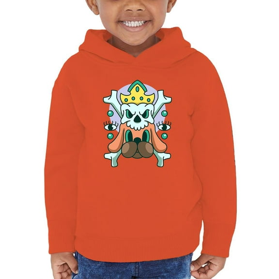 Skull With Dog Modern Style Hoodie Toddler -Image by Shutterstock, 2 Toddler