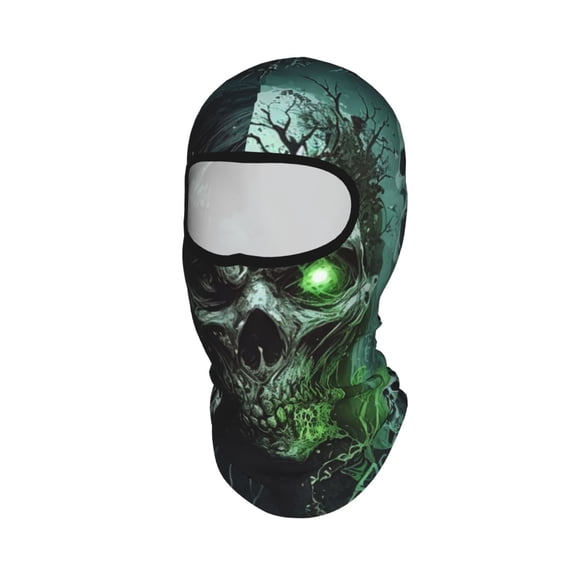 Skull Zombies Ghost Death Skulls Unisex Balaclava Ski Mask Full Face Cover for Cold Weather & UV Protection, Breathable Cooling Helmet Liner