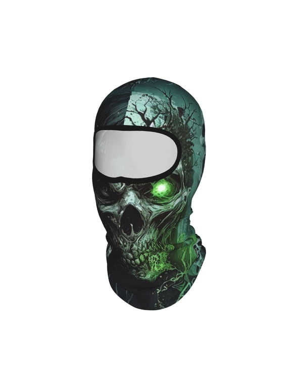Skull Zombies Ghost Death Skulls Unisex Balaclava Ski Mask Full Face Cover for Cold Weather & UV Protection, Breathable Cooling Helmet Liner