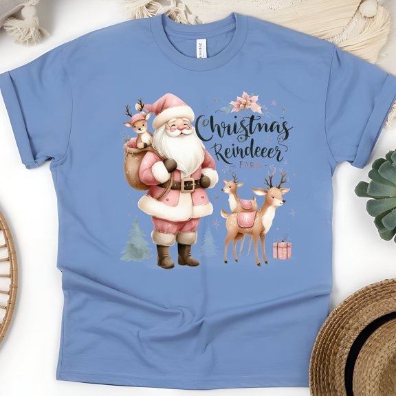 Skull and Bows Graphic T-Shirt | Alternative Gothic Style Tee for Men Women, CarolinaBlue, Size L