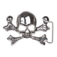thumbnail image 1 of Skull and Cross Bone Pirate Belt Buckle, 1 of 1