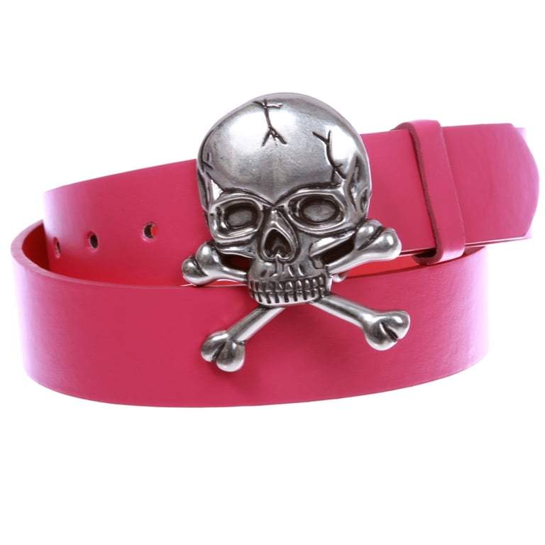 Skull and Cross Bone Pirate Halloween Costume Belt Multi 