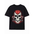 thumbnail image 1 of Skull and Crossbones Graphic Tee - Bold and Edgy Design, 1 of 6