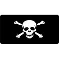 thumbnail image 1 of Skull and Crossbones Photo License Plate, 1 of 4