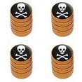 thumbnail image 1 of Skull and Crossbones Pirate Tire Rim Wheel Aluminum Valve Stem Caps, Multiple Colors, 1 of 1