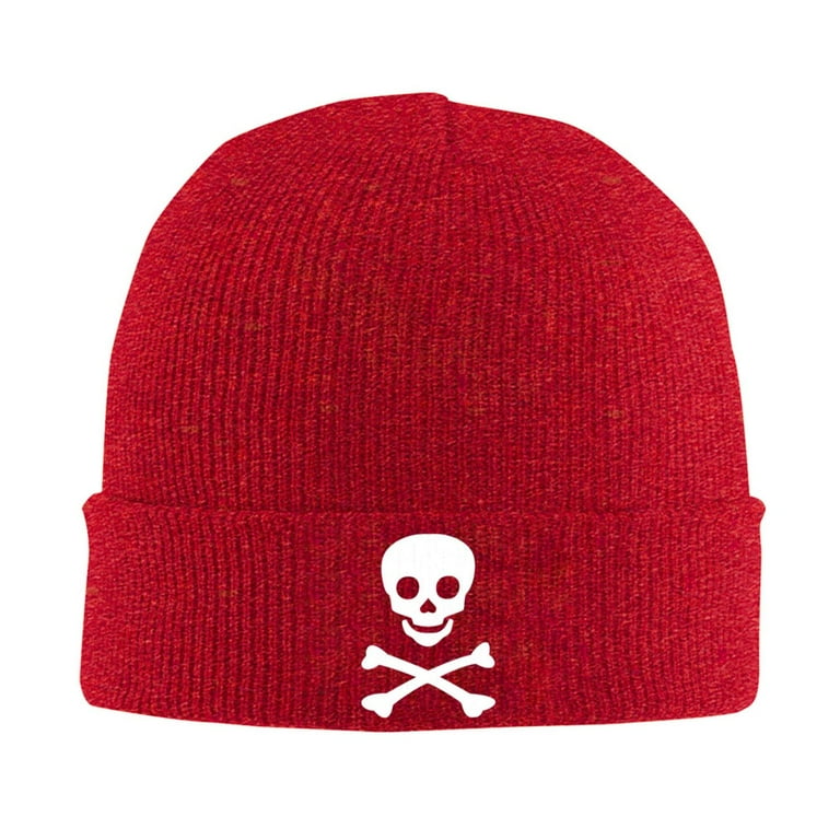 Skull and Crossbones Pirate Winter Beanie Hats for Men Women, Beanie Soft Warm Knit Hat Ski Cuffed Cap Skull and Crossbones Pirate Winter Beanie Hats for Men Women, Beanie Soft Warm Knit Hat Ski Cuffed Cap