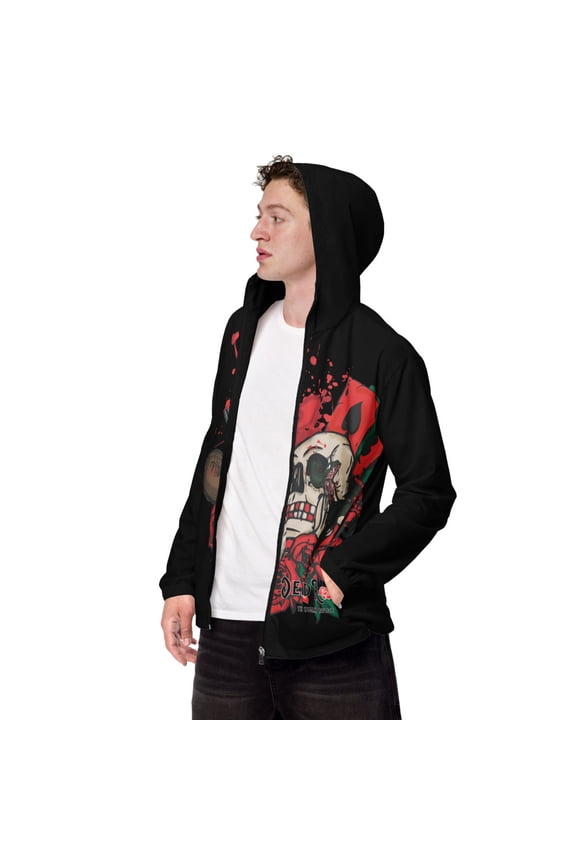 Skull and Rose Men’s windbreaker (XS)