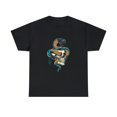 thumbnail image 1 of Skull and Snake Halloween T-Shirt, 1 of 1