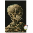 thumbnail image 1 of Skull of a Skeleton with Burning Cigarette by Vincent van Gogh Wall Poster, 22.375" x 34", 1 of 5