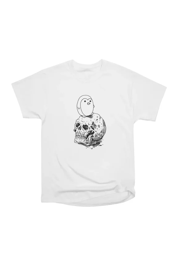 Skull penguin T-Shirt Tee Gift For Him Merch For Her Apparel For Friend