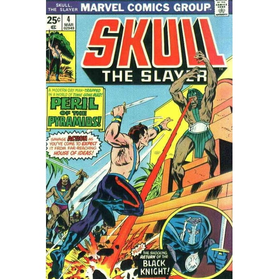 Skull the Slayer #4 (with Marvel Value Stamp) VF ; Marvel Comic Book