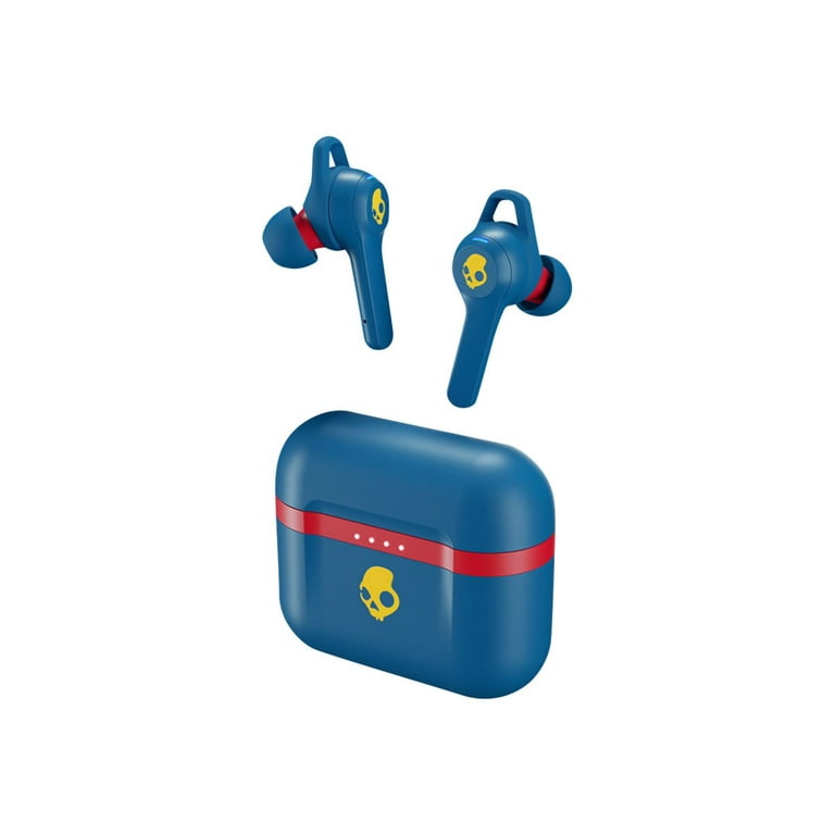 Skullcandy Bluetooth True Wireless Earbuds with Charging Case Blue S2IVW N745 Walmart