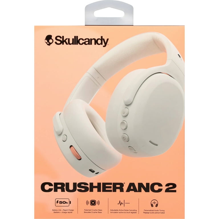 【Skullcandy】スカルキャンディー CRUSHER ANC2 Crusher ANC 2 - Bass Headphones with Noise Canceling | True