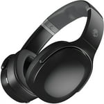 Skullcandy Crusher Evo Wireless Bluetooth Headphones with Multi-Sensory Bass, Noise Isolating Over-Ear Fit, Up to 40 Hours Battery, Microphone for iPhone Android - True Black