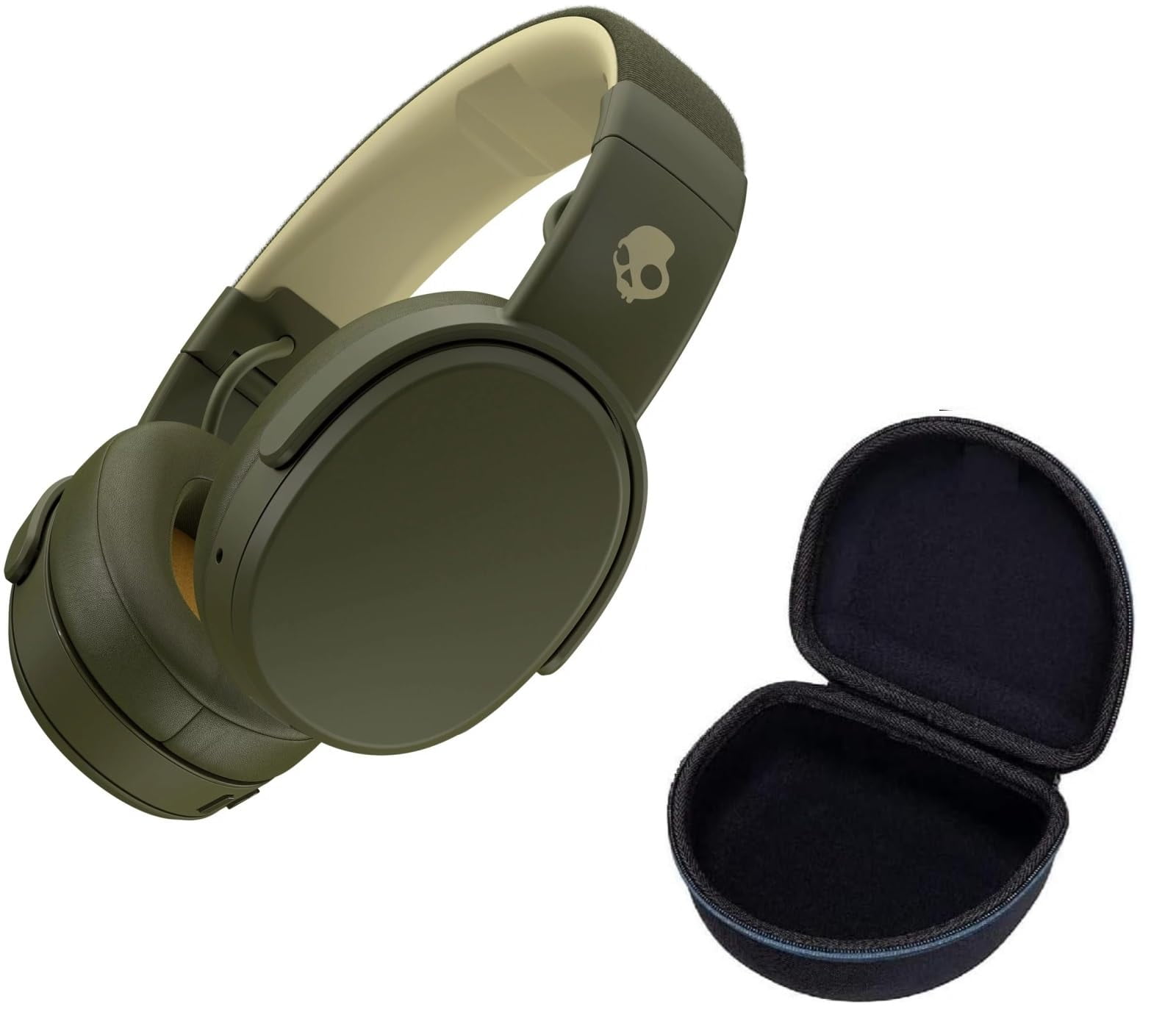 Skullcandy Crusher Bluetooth Wireless OverEar Headphones with Bass Control & GSR Premium Case
