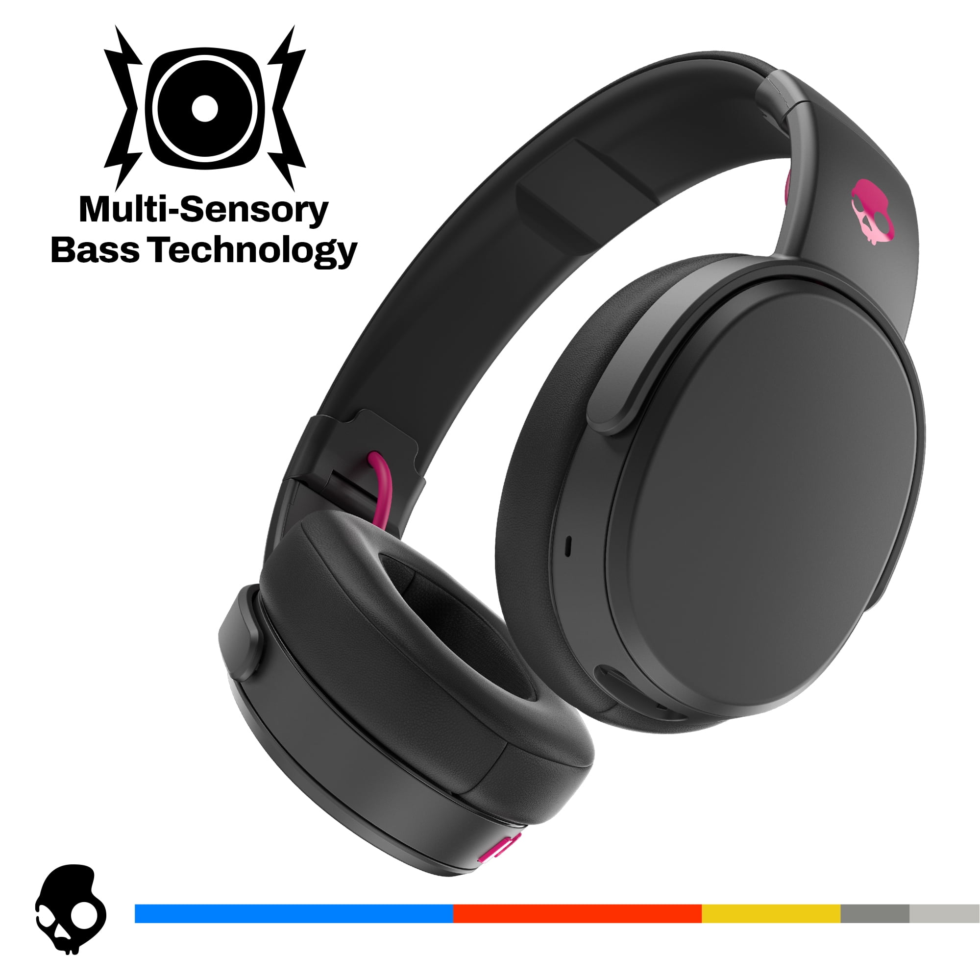 Skullcandy Crusher XT Wireless Foldable Over-Ear Headphones, Krazy