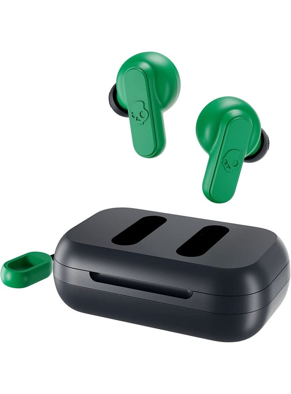 Skullcandy Dime 2 True In-Ear Bluetooth Earbuds Use iPhone & Android Sports & Gaming Blue/Green