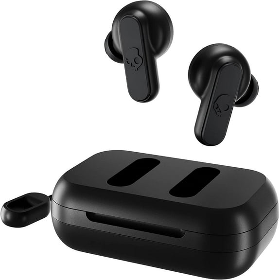 Skullcandy Dime 2 True Wireless in-Ear Bluetooth Earbuds Use for Gym Sports & Video Gaming True Black