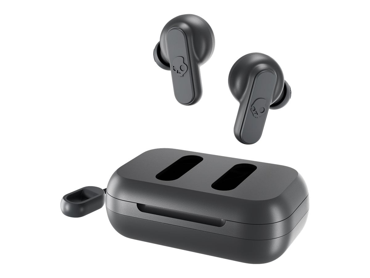 Skullcandy Dime True Wireless Earbud Headphones with Microphone in Chill Gray