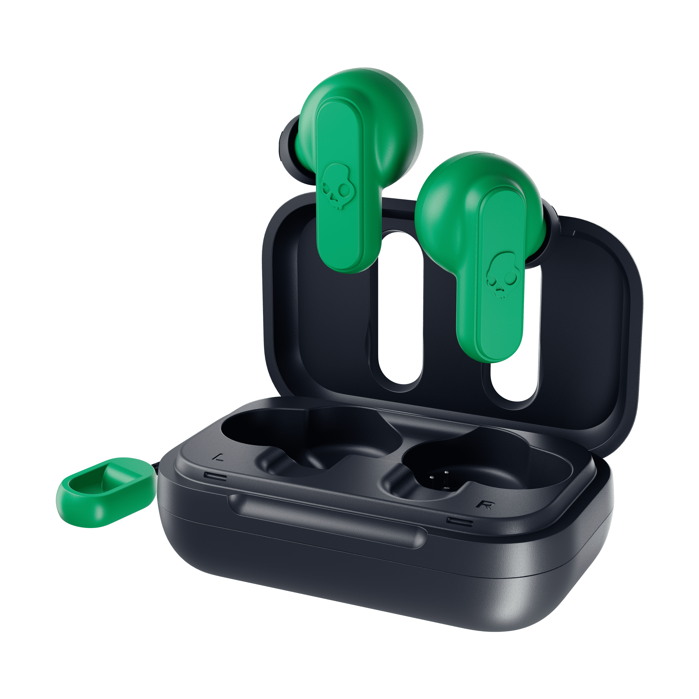 Skullcandy Dime XT 2 True Wireless In-Ear Earbuds, Blue/Green