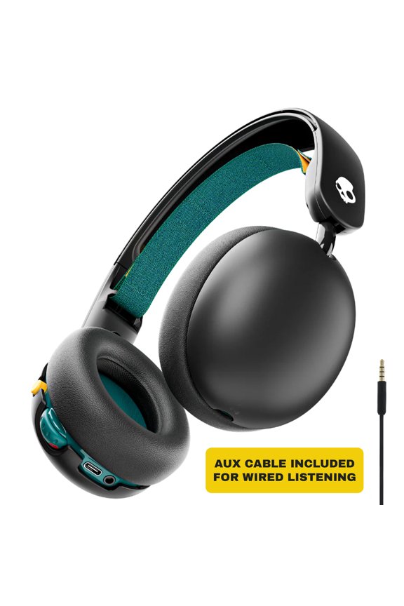 Grom XT Bluetooth Wireless Headphones in Black