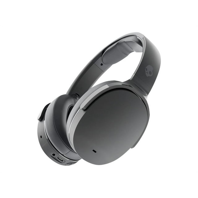 Skullcandy HESH ANC - Headphones with mic - full size - Bluetooth - wireless, wired - active noise canceling - 3.5 mm jack - chill gray
