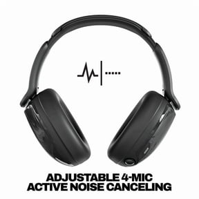 Skullcandy Hesh 540 ANC Wireless over-Ear Headphones with Active Noise Canceling, True Black