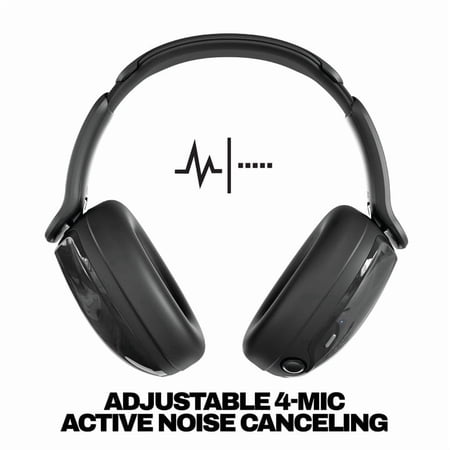 Skullcandy - Hesh 540 ANC Wireless Noise Cancelling Over-Ear Headphones - Black
