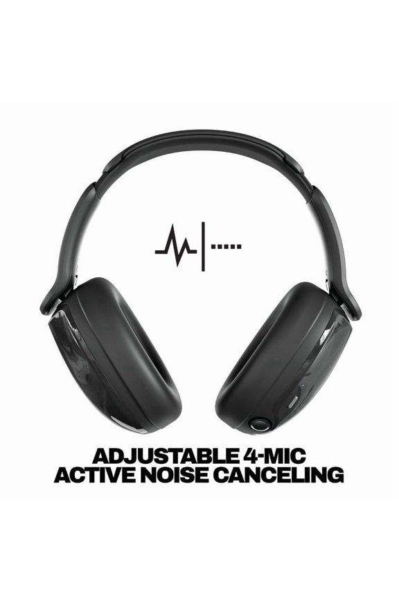 Hesh 540 ANC Wireless over-Ear Headphones with Active Noise Canceling, True Black