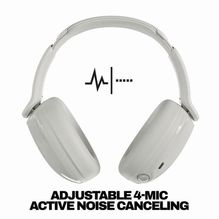 Skullcandy Hesh 540 ANC Wireless over-Ear Headphones with Active Noise Canceling, True Black