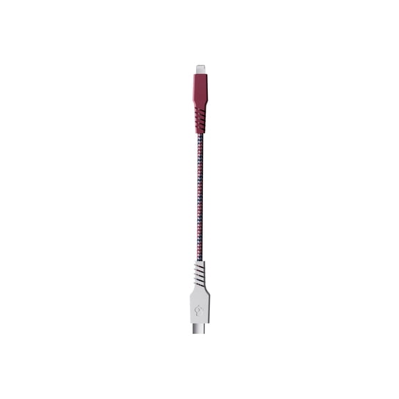 Skullcandy S7BCNN678 6ft Braided Lightning to USB C Cable Red