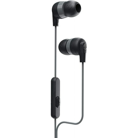 Skullcandy - Ink'D+ Wired In-Ear Headphone, Compatible with Bluetooth Devices and Computers - Sleek Black Earphones for High-Fidelity Audio and Calls
