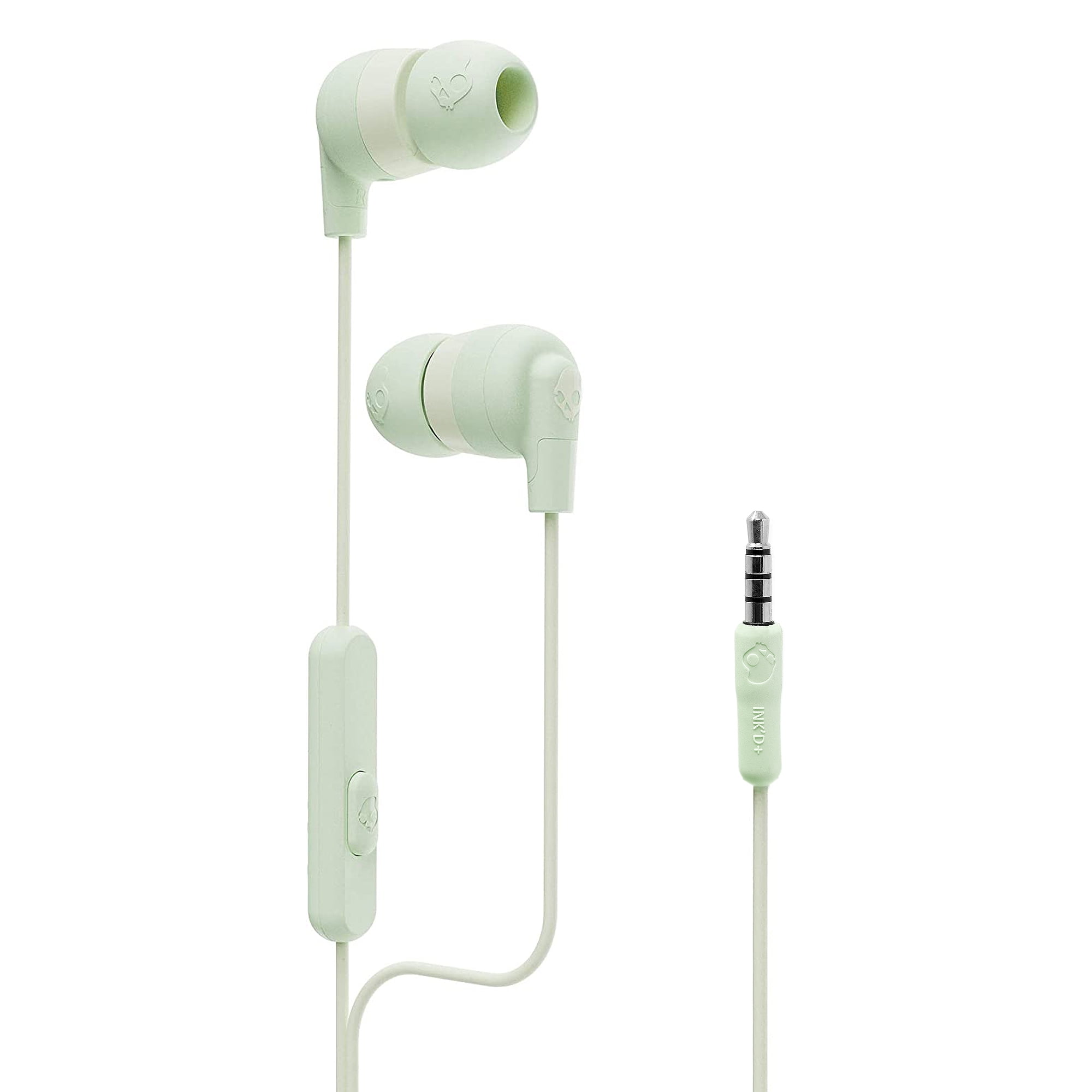 Skullcandy Ink d Wired Stereo Earbuds with Mic Remote Mint