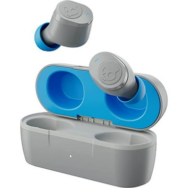 Skullcandy Jib True 2 Wireless Bluetooth Earbuds using for iPhone & Android Sports, Video Games Grey/Blue