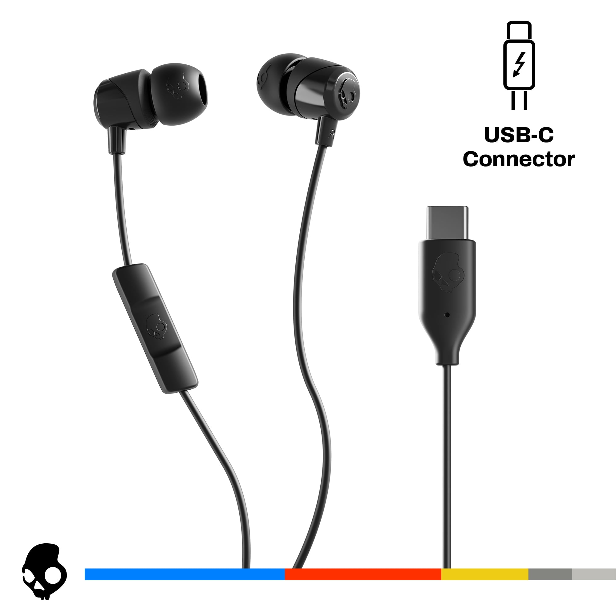Skullcandy Noise Isolating USB-C Earbuds with Microphone, In-Ear