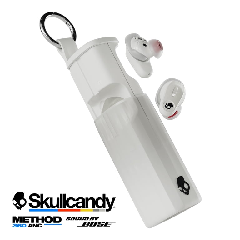 Skullcandy Method 360 ANC XT True Wireless in-Ear Earbuds, Bone