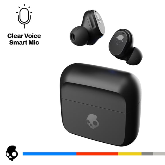 Skullcandy Mod XT True Wireless Inner Ear Earbuds, True Black