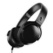 Skullcandy Riff Wired On-Ear Headphones with Mic, Black