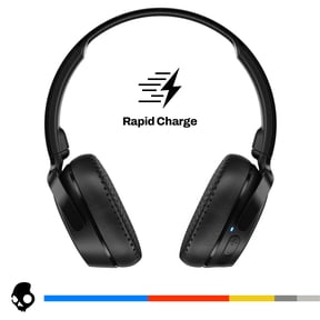 Skullcandy Riff Wireless XT 2 Foldable on-Ear Headphones with Microphone, Black