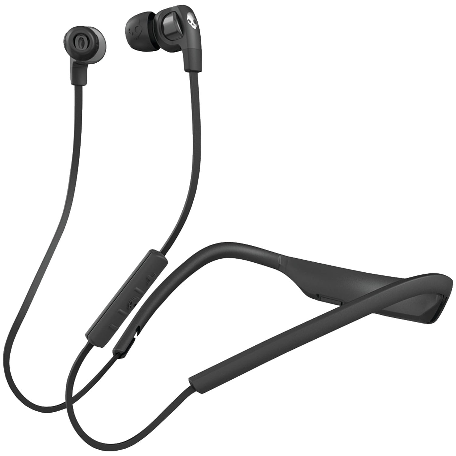 Skullcandy S2PGHW 174 In Ear Smokin Buds 2 Bluetooth Wireless Headphones with Microphone Black Chrome Walmart