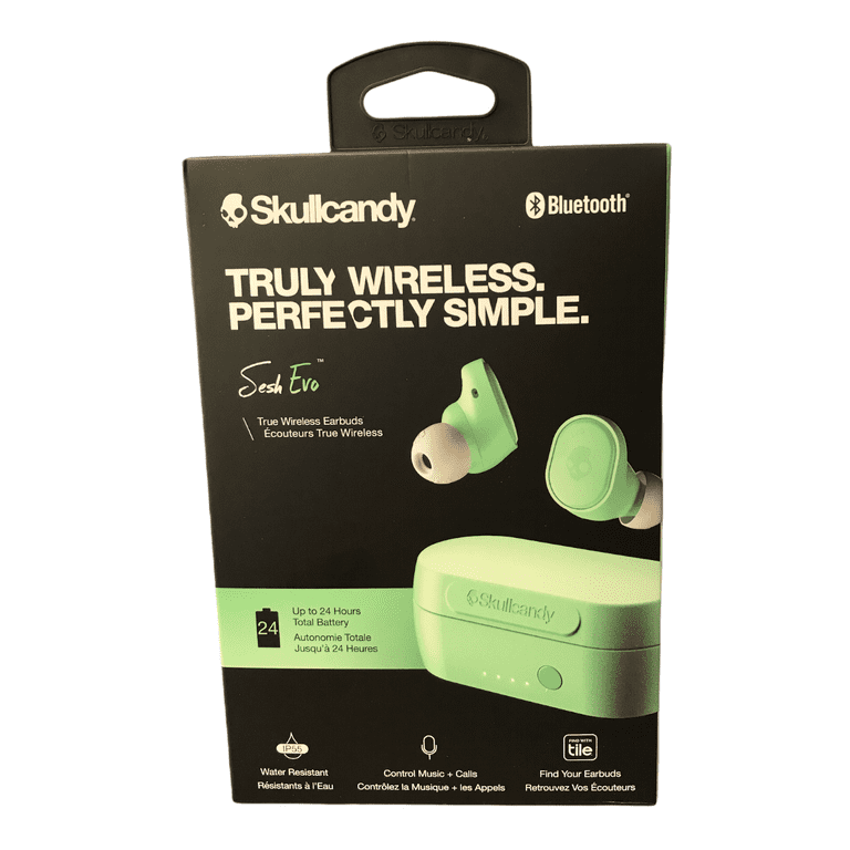 Skullcandy Sesh Evo True Wireless In Ear Earbud Pure Mint Walmart