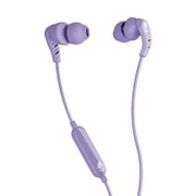 Skullcandy Set USB-C Wired Earbuds with Noise Isolating Fit, Built-in Microphone Call and Track Control for iPhone Android, Ear Gels Included for Custom Fit - Preppy Purple