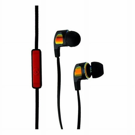 Skullcandy - Smokin' Buds 2 Wired Earbud Headphones - Black/Red/Orange