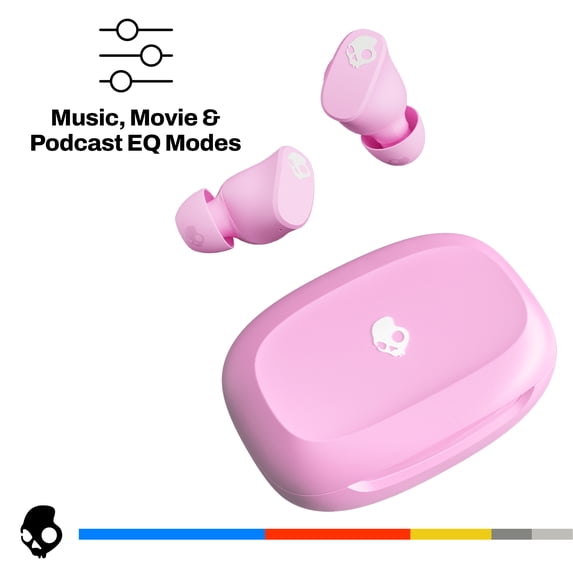 Skullcandy Smokin' Buds 360 XT True Wireless in-Ear Earbuds, Candy